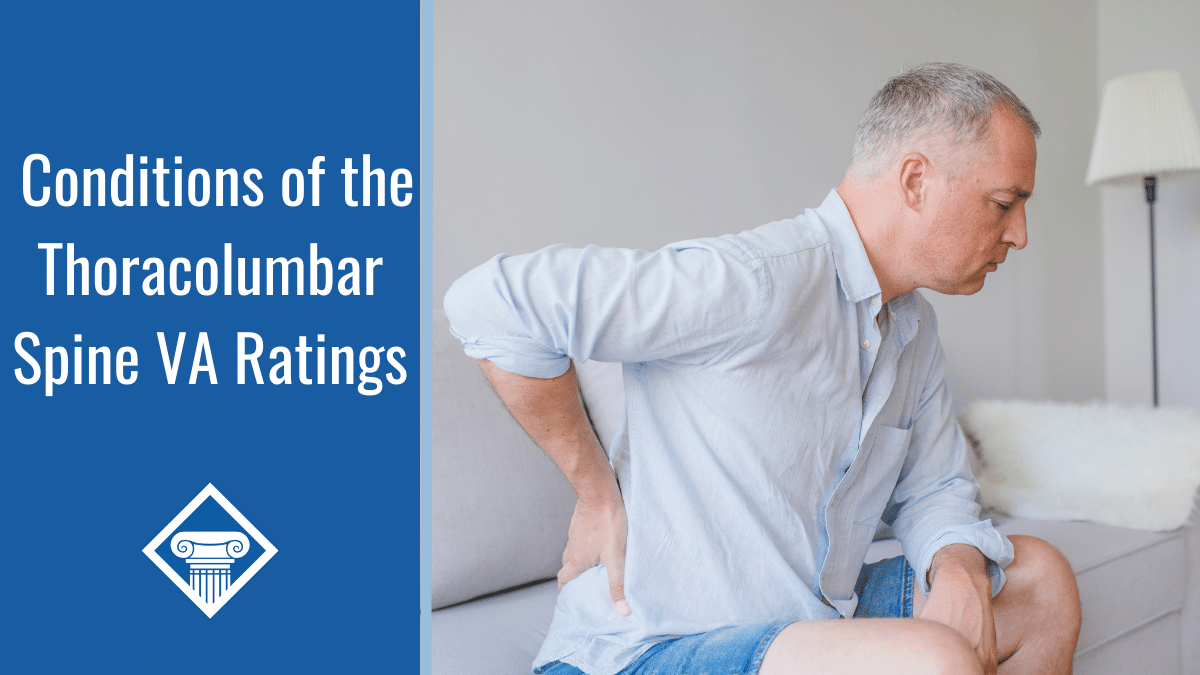 Conditions Of The Thoracolumbar Spine Va Ratings