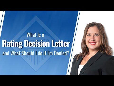 What is a Rating Decision Letter? What do I do after I get denied VA Benefits?