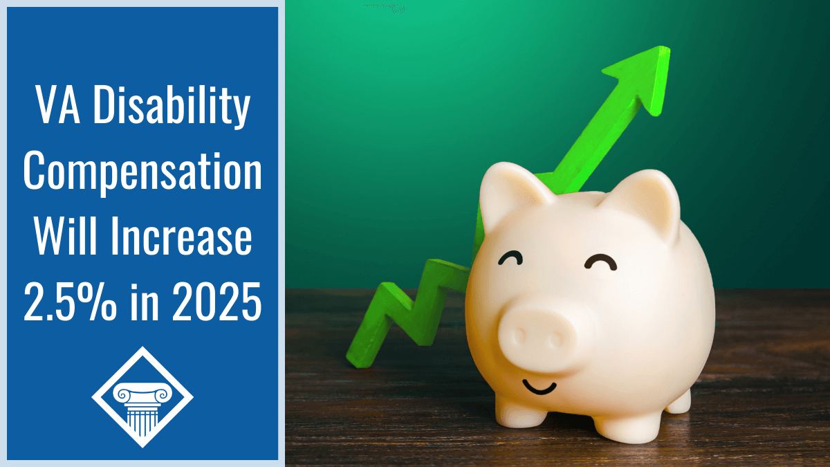 What are the 2025 VA disability compensation rates?