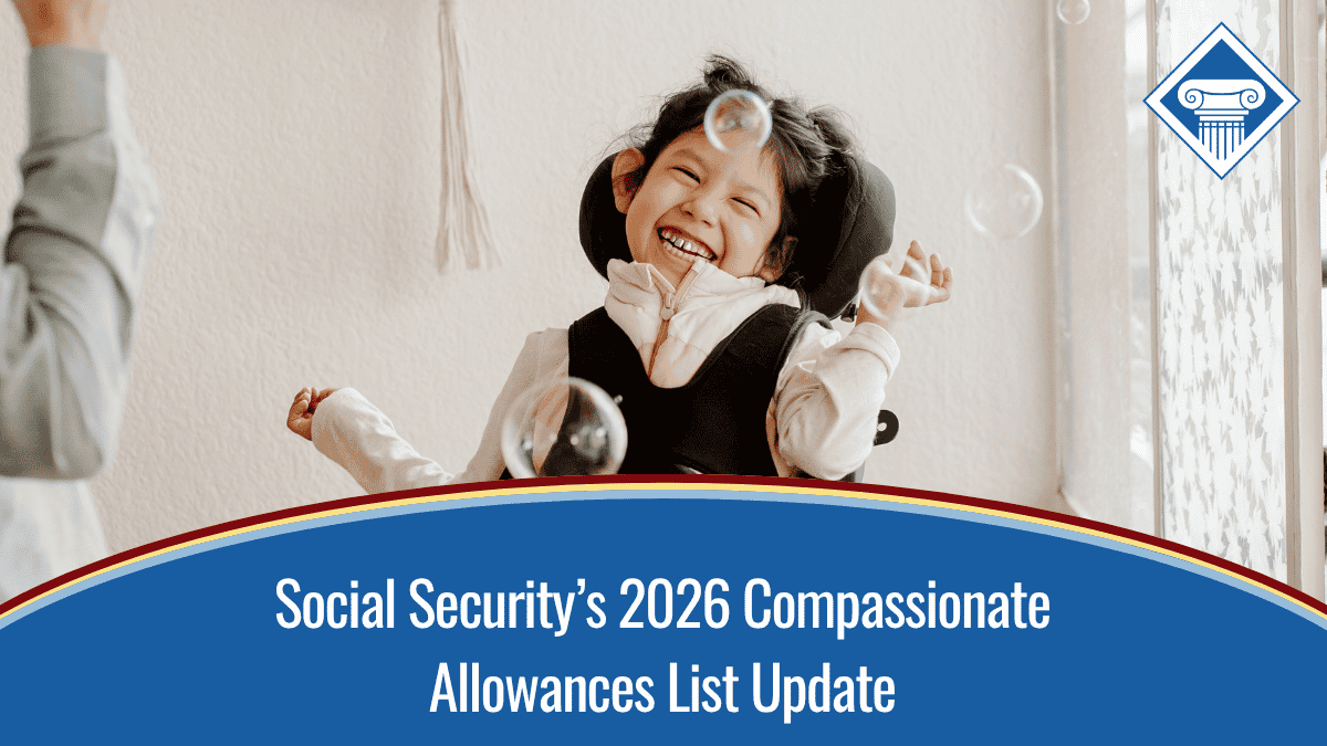 2026 Social Security Compassionate Allowances Expansion