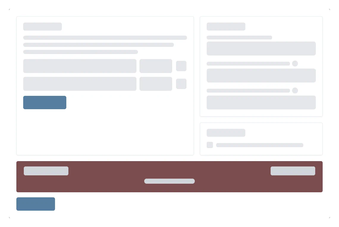 Skeleton graphic of a contact form.