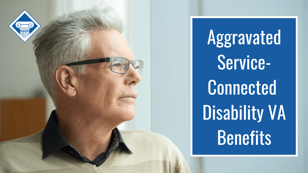 VA disability for aggravated service connection