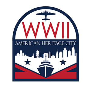 American World War II Heritage City logo