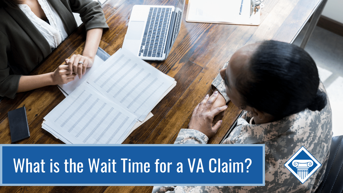 What is the wait time for a VA claim?