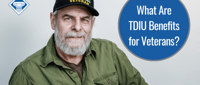 Article title: What are TDIU Benefits for Veterans? Image: Smiling man wearing a ball cap.