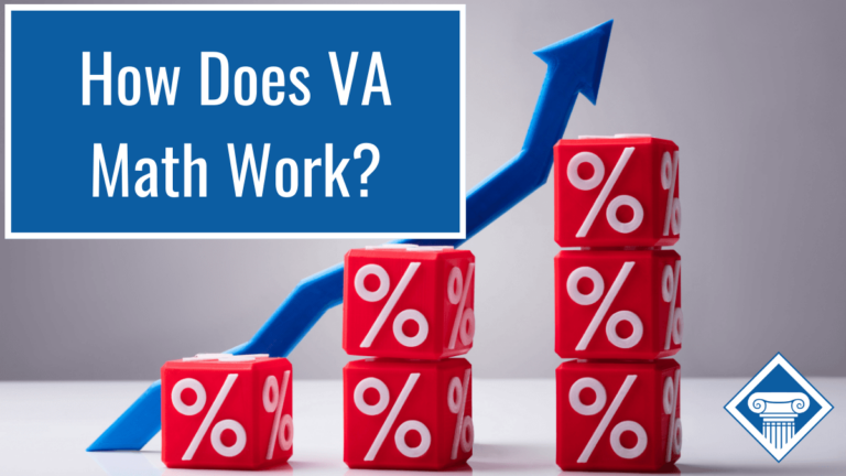 How does the VA disability calculator and VA math work?