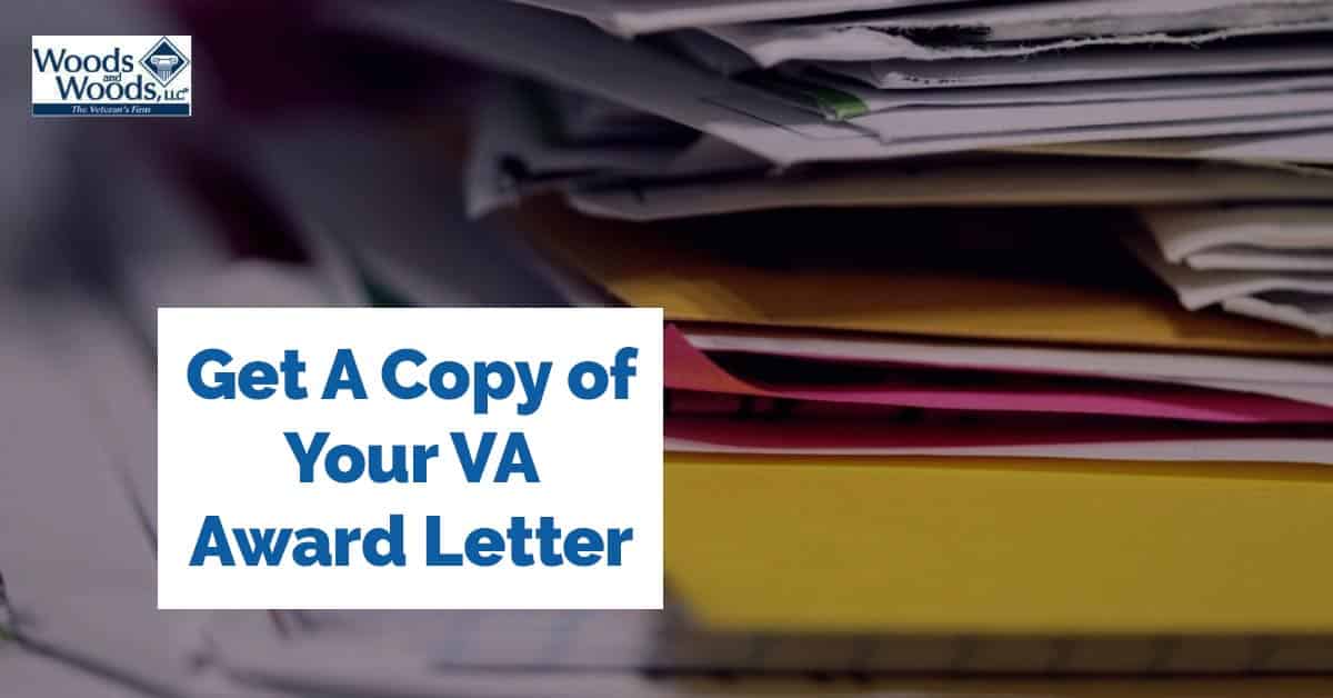 How And Why You Get A Copy Of Your VA Award Letter