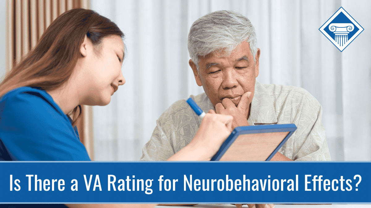 Neurobehavioral Effects VA Rating