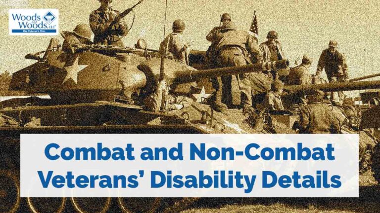 Edited picture of modern World War II reinactors at a Veteran's Day event. Our title is in front: Combat and Non-Combat Veterans' Disability Details